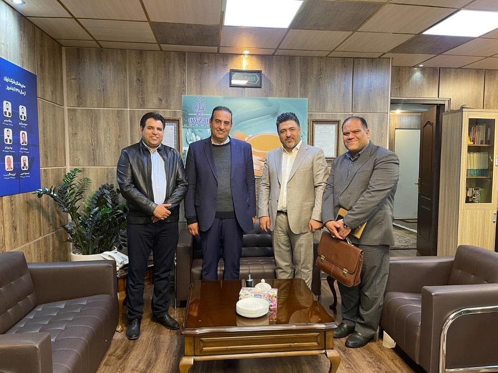 بازدیدرئیس دانشگاه علوم پزشکی اراک ازشرکت اوزان