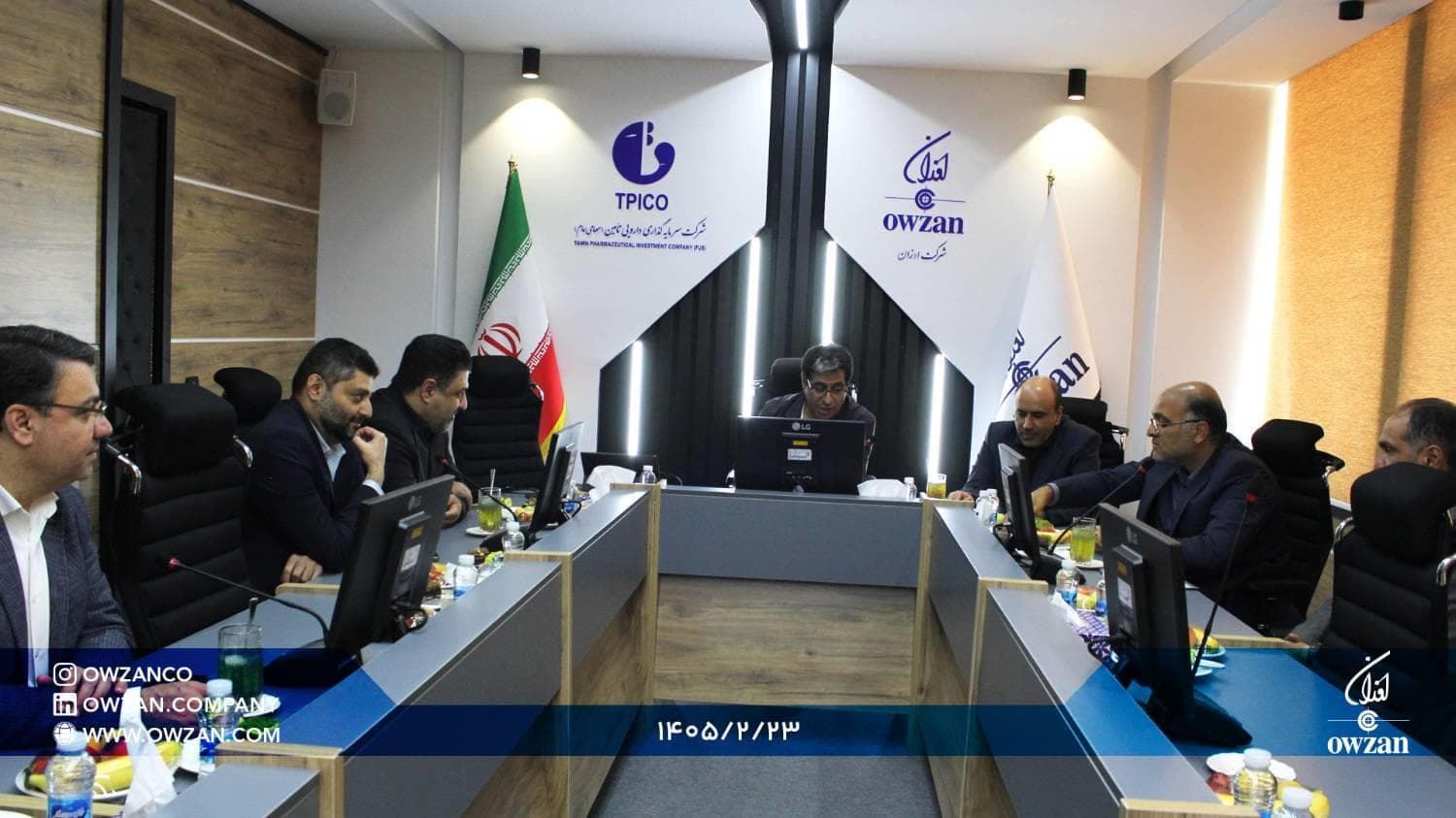 بازدیدمدیران عامل شستا وتیپیکو ازشرکت اوزان