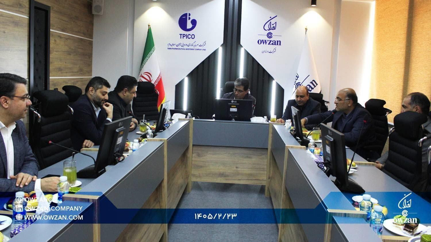 بازدیدمدیران عامل شستا وتیپیکو ازشرکت اوزان