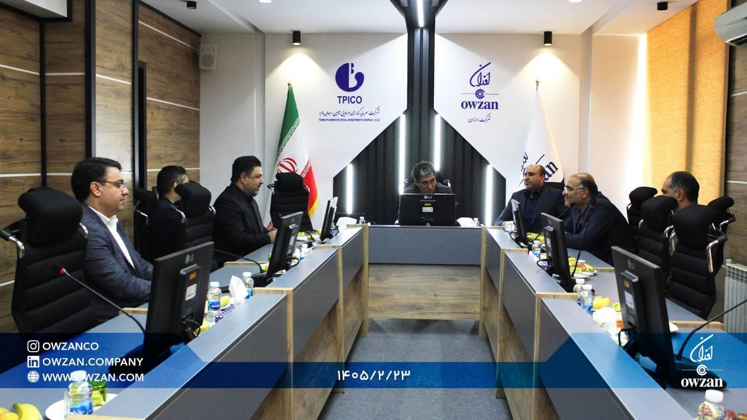 بازدیدمدیران عامل شستا وتیپیکو ازشرکت اوزان